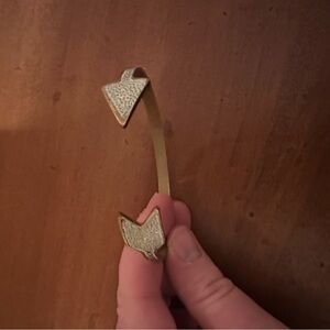 Gold Color Arrowhead Cuff Bracelet